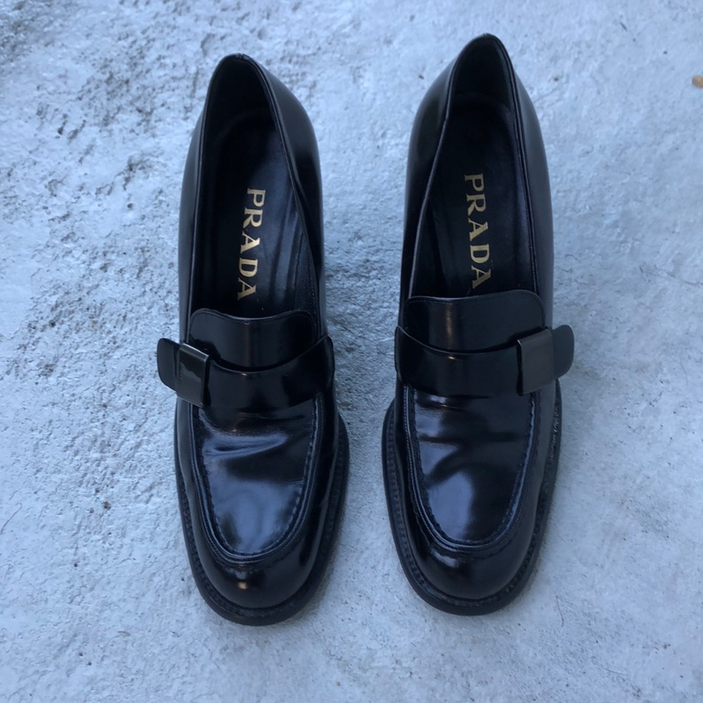 Prada Heeled Loafers